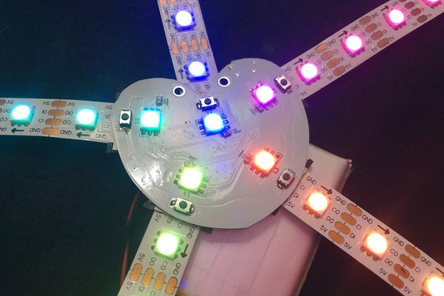 Board for modular LED wearables