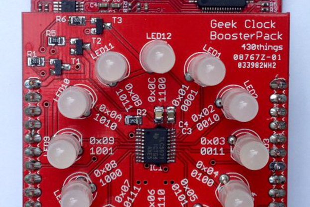 Geek Clock BoosterPack PCB