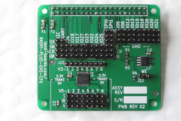 Raspberry Pi B+ Sensor Conn. Hat (RPP-GVS-CFG)