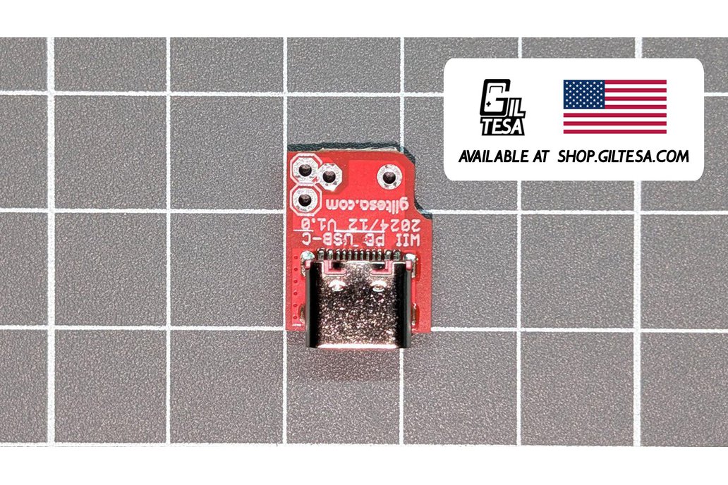 Nintendo Wii: Power Board USB-C Mod 1