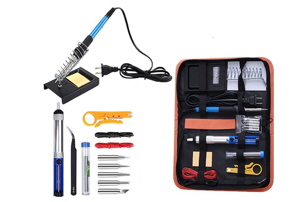 AC 110V 60W Soldering Iron Kit 15-in-1 (GY18197)