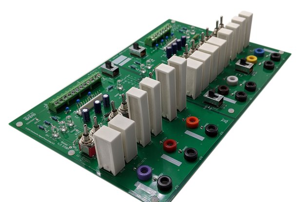 Multi output power supply load system: PCB + parts
