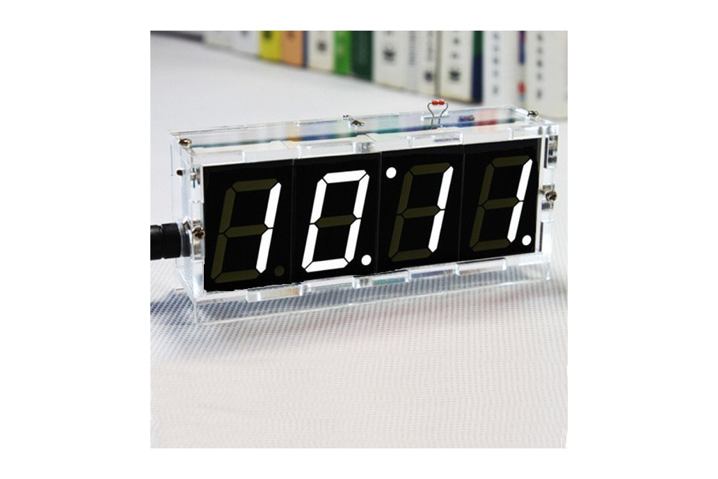 DIY 4 Digit LED Clock and thermometer 1