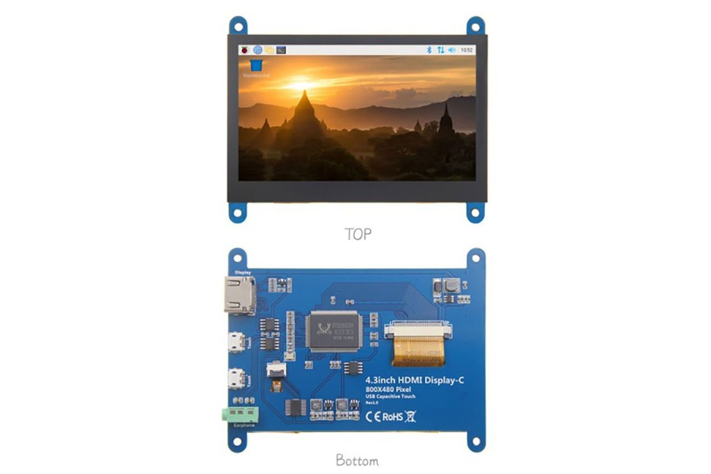 4.3 inch HDMI Display touchscreen for Raspberry PI 1
