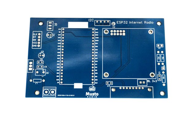 ESP32 Internet Radio Circuit Board