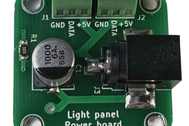 96 and 384 well RGB light panel power board