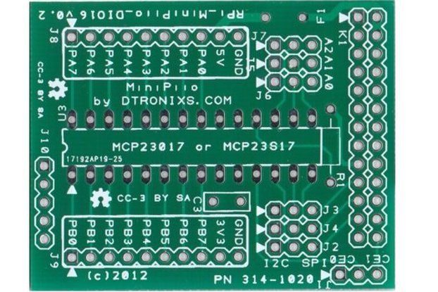 Raspberry Pi PIIO - DIO16 16ch Port Expander (PCB)