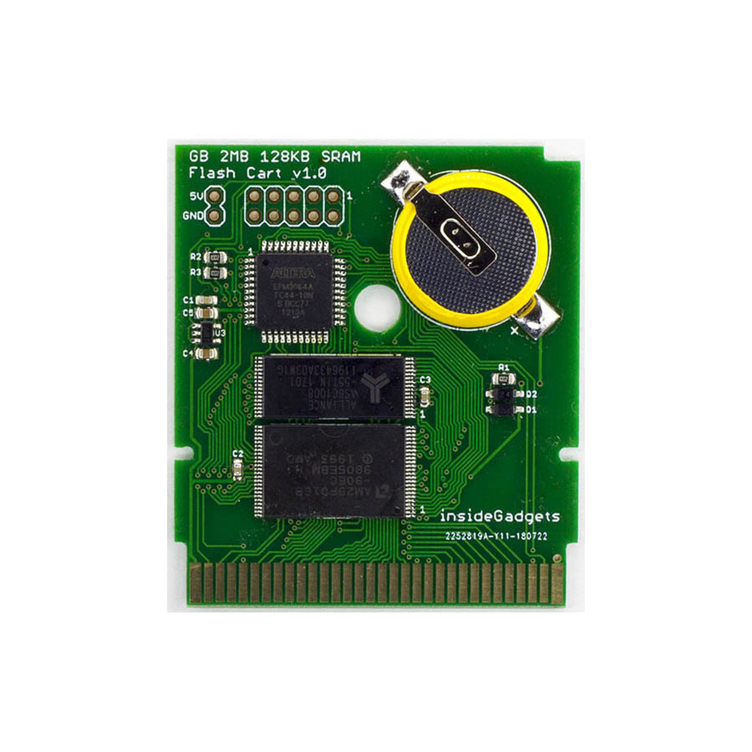 Gameboy 2MB 128KB SRAM Flash Cart from insideGadgets on Tindie