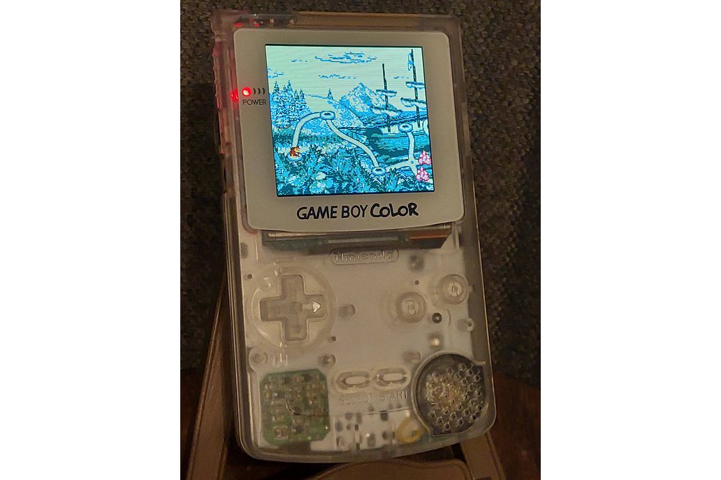 GameBoy Color, New MotherBoard & OLED Screen 1