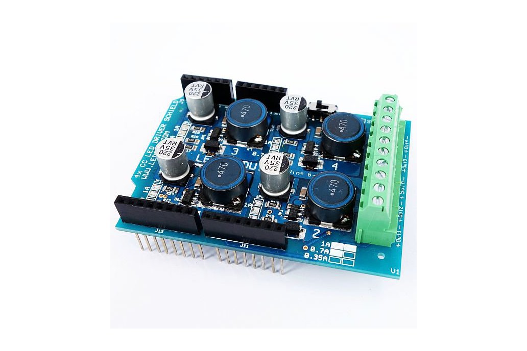 4 channel PWM high power led shield for Arduino 1