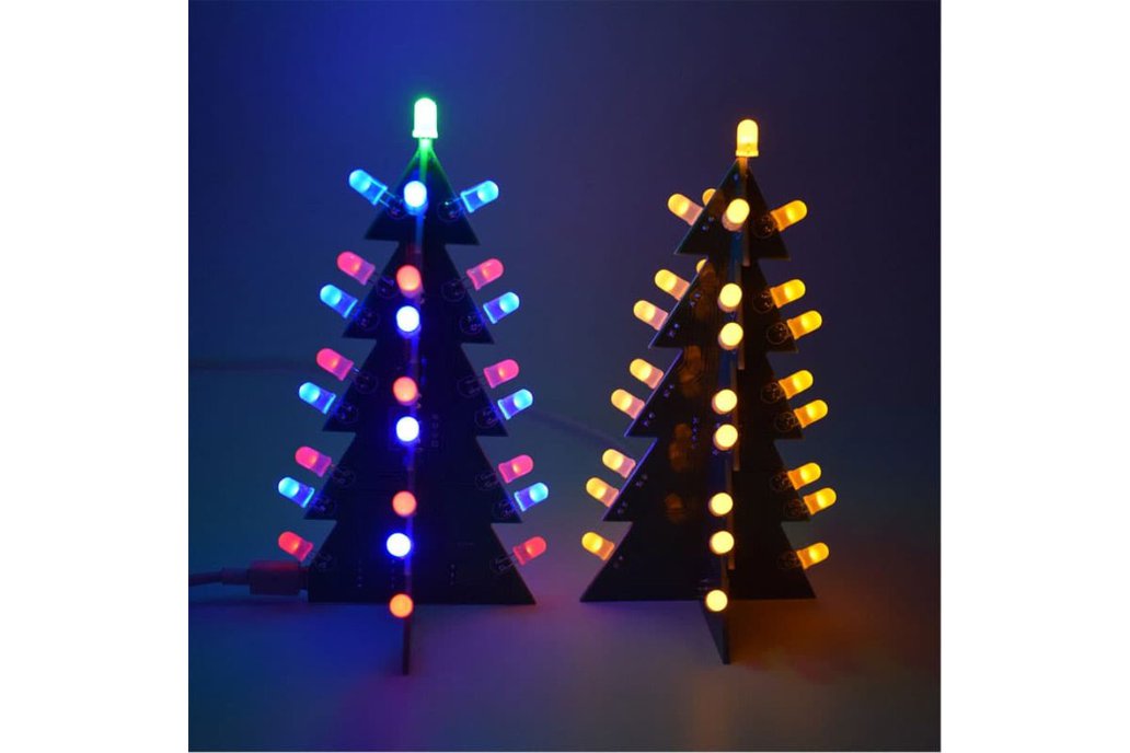 Diy Star 3d Led Decorative Christmas Tree Kit From Cfun On Tindie