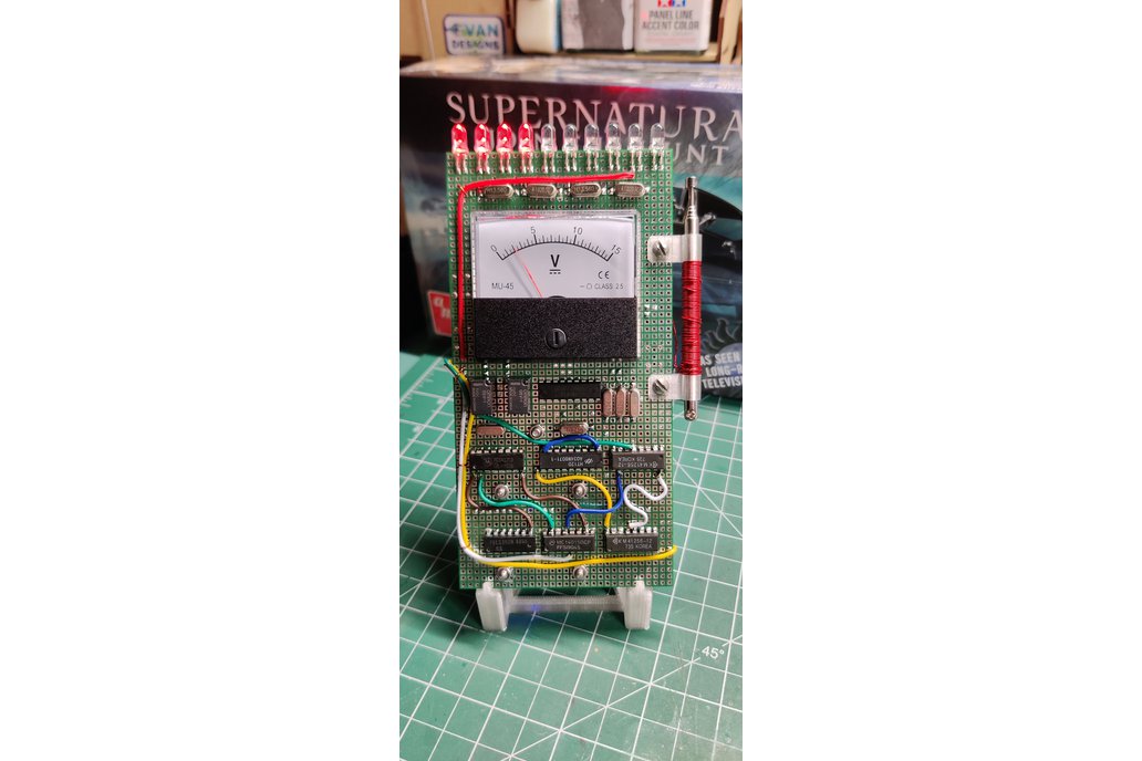 10 LED EMF Meter Replica - Assembled (r2) 1