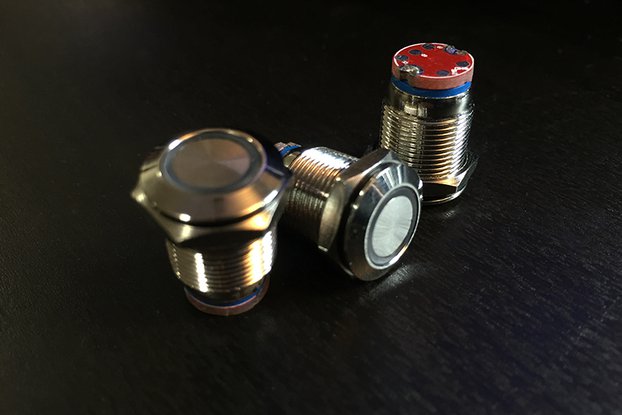 12mm and 16mm Antivandal RGB "Colorpixel" Buttons