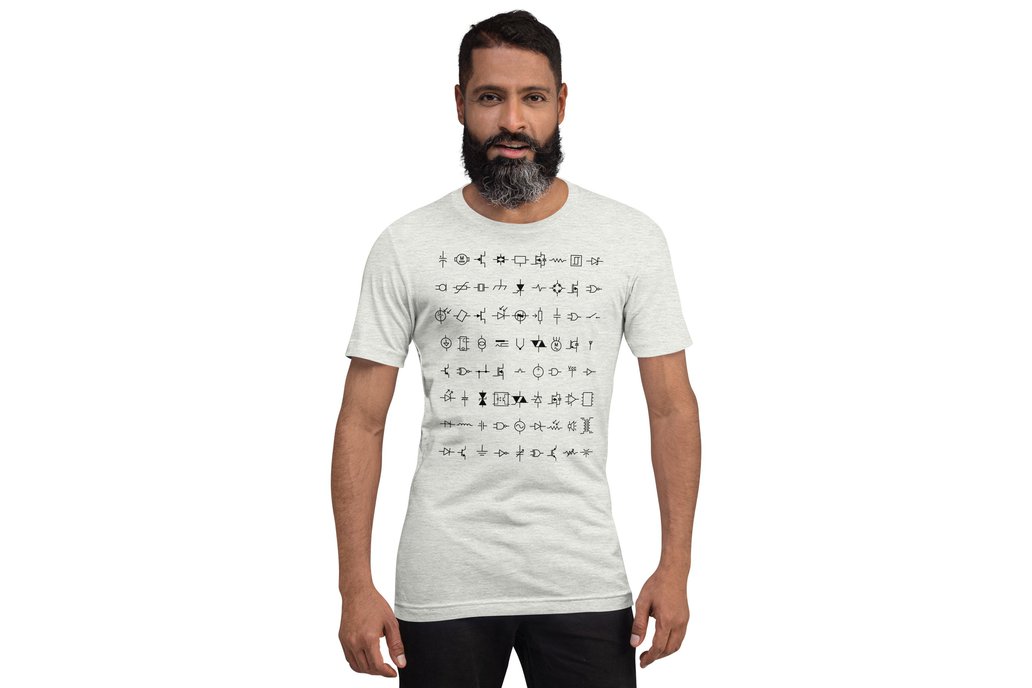 Schematic Symbols Short-Sleeve Unisex T-Shirt 1