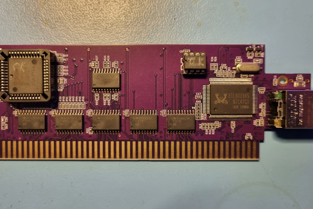 Assembled Slim Zorro II AMIGA Compatible NIC