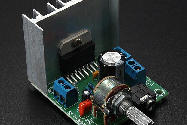 AC/DC 12V 2 x 15W TDA7297 Version B Digital Audio Amplifier Board Dual-Channel