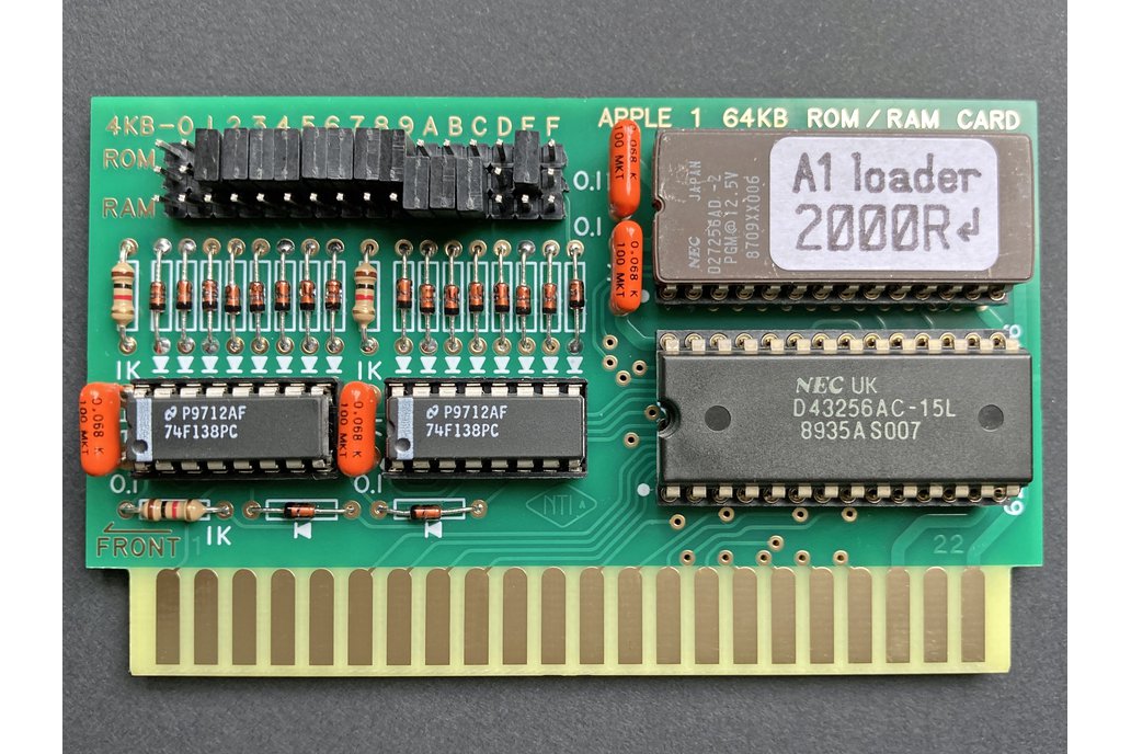 Apple 1 64kB ROM/RAM card 1