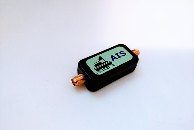 AIS Receive Band Pass Filter 162MHz with Enclosure