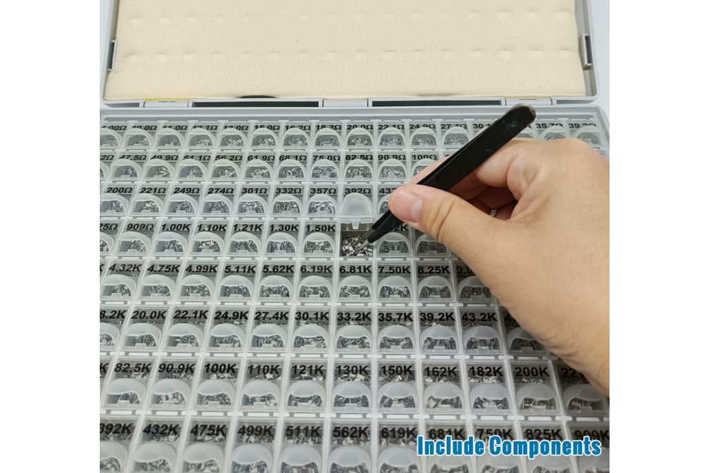 R12E24-500 Super Surface Mount 1% Resistor Kit 1