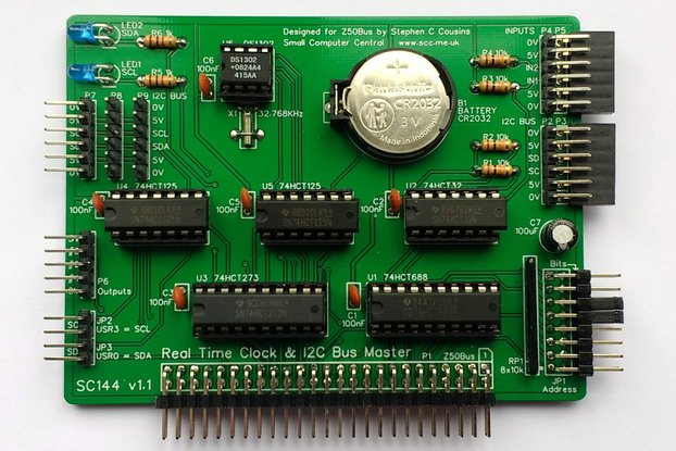 SC144 RTC & I2C Card Kit for Z50Bus