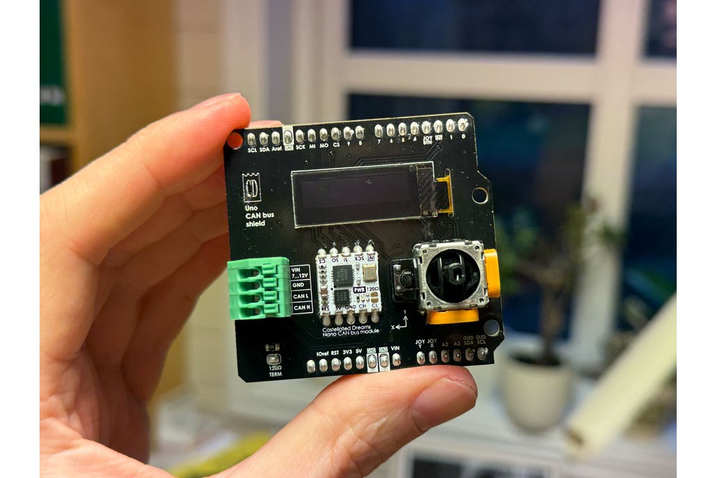 MCP2515 CAN Bus Shield for Arduino Uno 1