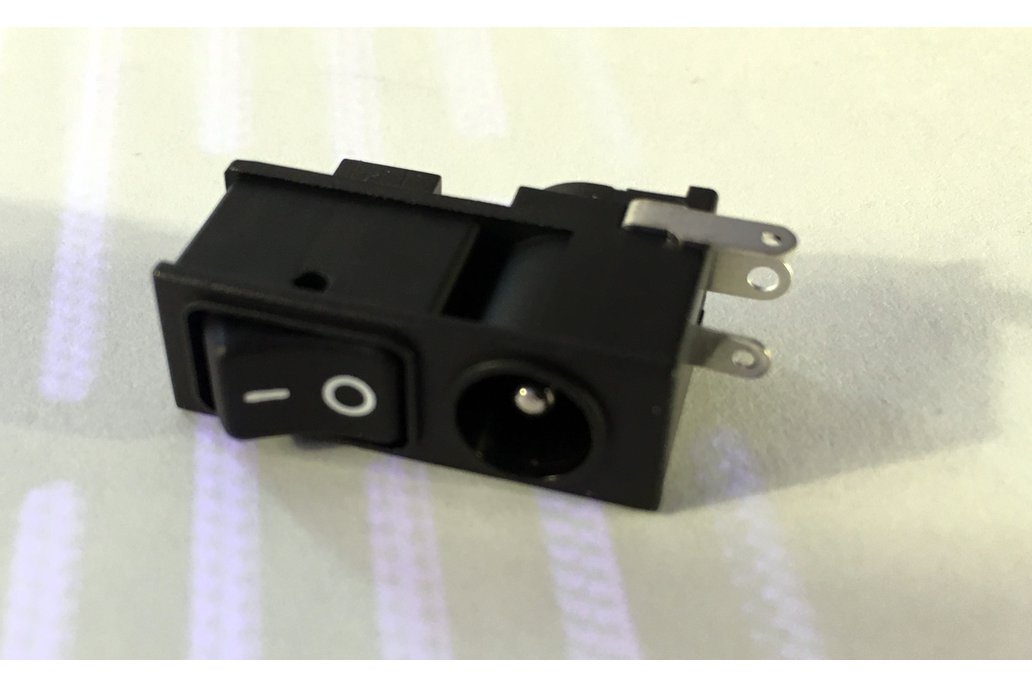 Adafruit Rocker Switch DC Plug - Fatshark Button 1
