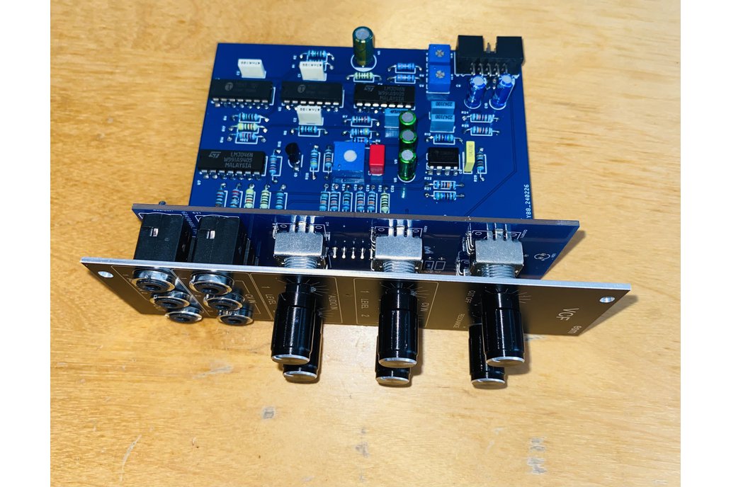 Euro Rack ladder VCF module 1