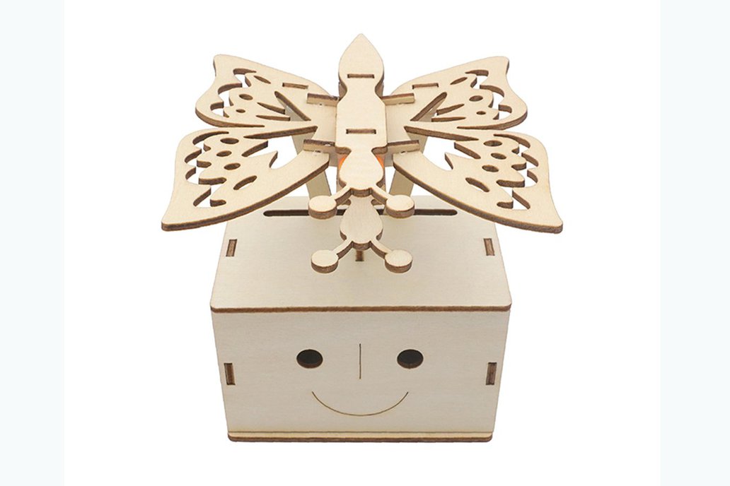 DIY Wooden Electric Fluttering Butterfly STEM Kits 1