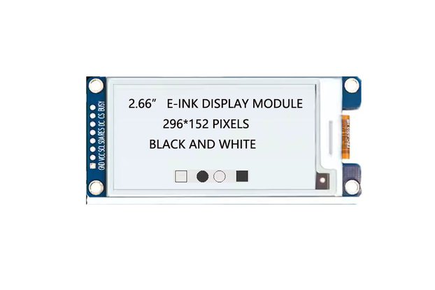 SPI 2.66" E-Paper E-Ink Display Module 296×152