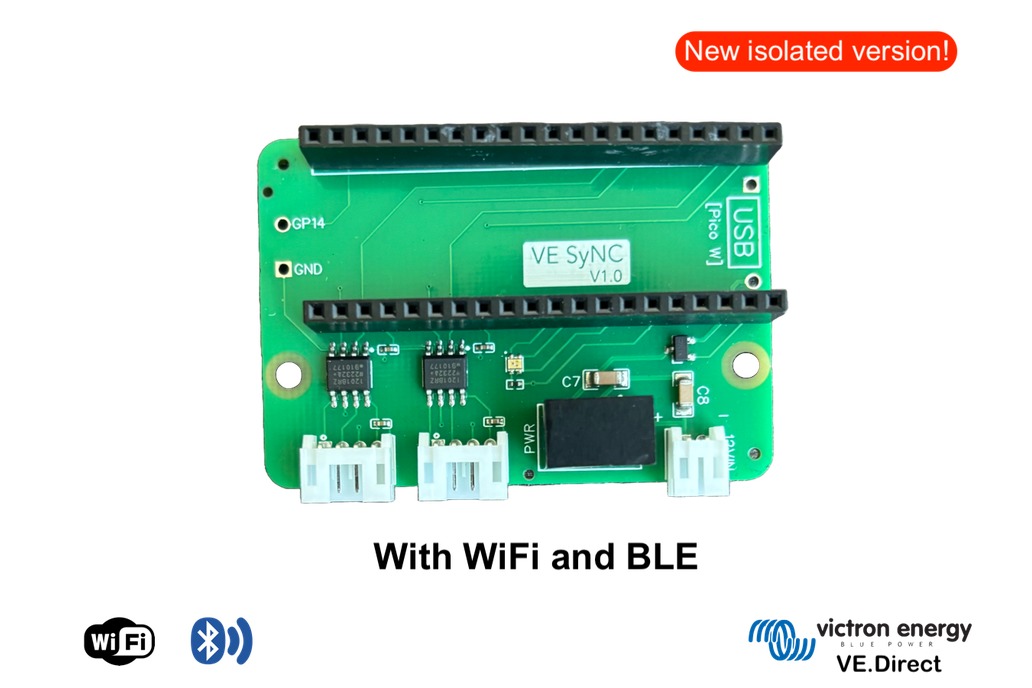 Victron VE.Direct isolated WiFi/MQTT module 1