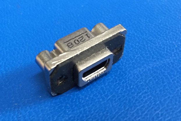 Rugged Mini USB connector