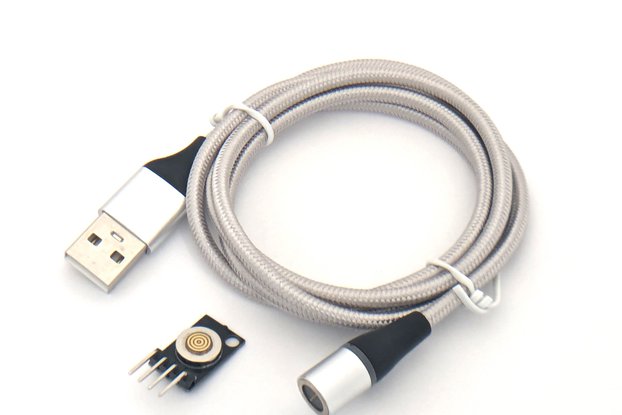 Magnetic USB 2.0 Cable & Connector Breakout Board