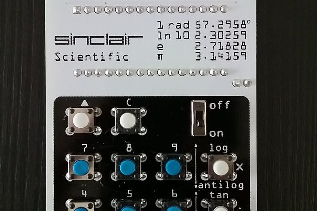 Sinclair Scientific Calculator Emulator