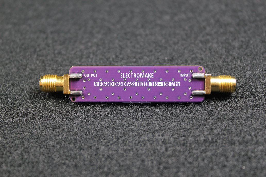 Airband Bandpass Filter 118 MHz - 138 MHz 1