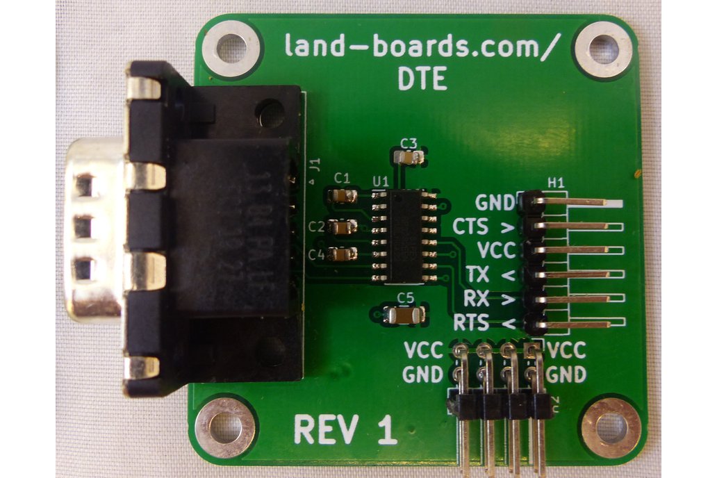 TTL to RS-232 (DCE or DTE) 1