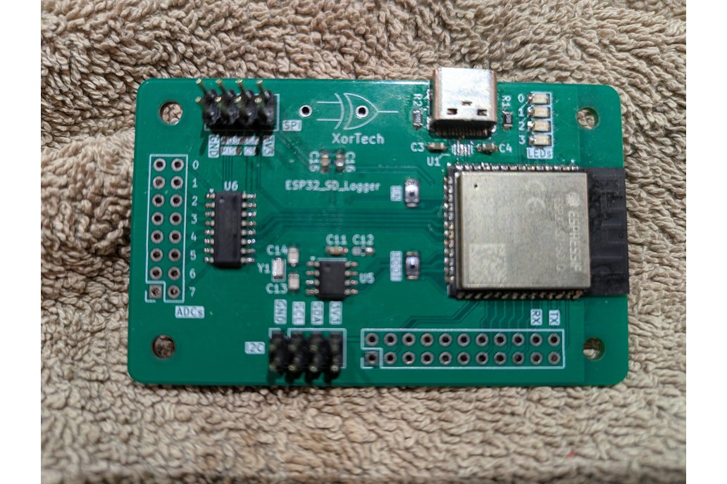 ESP32 SD WIFI Data logger RTC ADCs 1