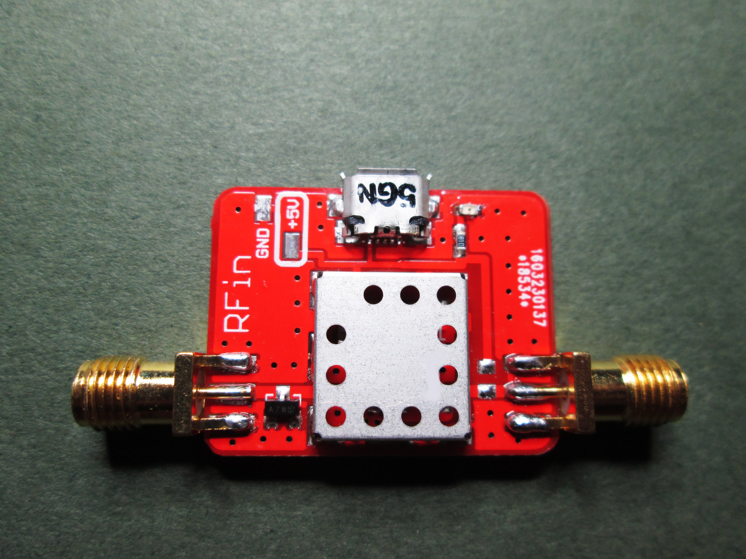 Low Noise Amplifier 103000MHz; Gain>20dB w/ ESD from GPIO Labs on Tindie