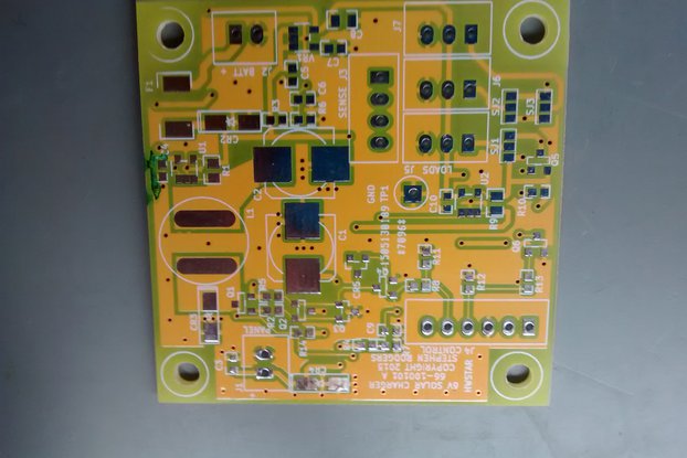 Board Blank: 6 Volt 5 Watt Solar Charge Controller