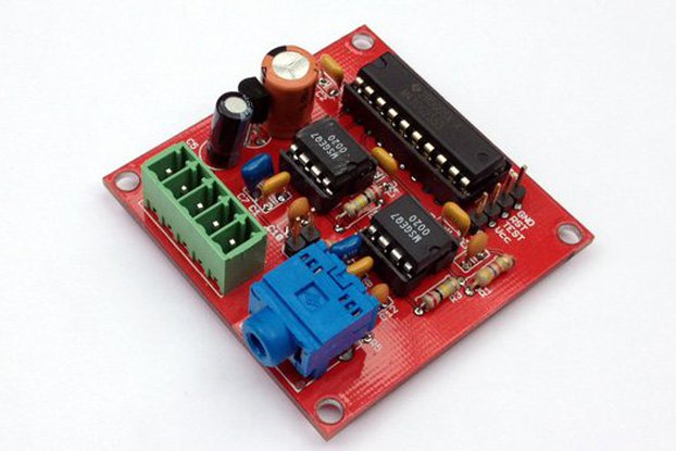 Dual 7 Band Audio Spectrum Analyzer with MCU PCB