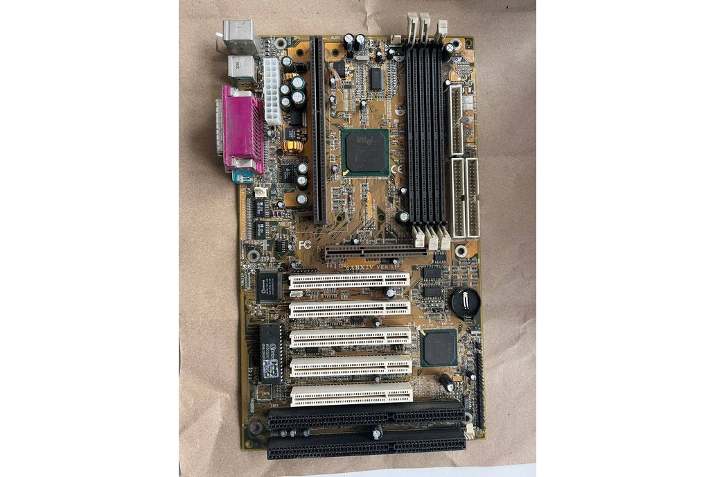 R ETRO Motherboard  Lucky Star 6 ABX2V Rev1.2+CPU/ 1
