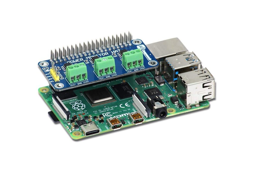 3 Channel Power Monitoring HAT for Raspberry Pi 1