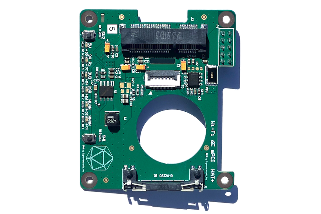 Raspberry Pi 5 Mini-PCIe HAT - 10 Watts 1