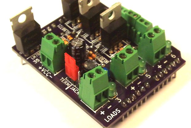 MOSFET Jr Shield Kit for Arduino