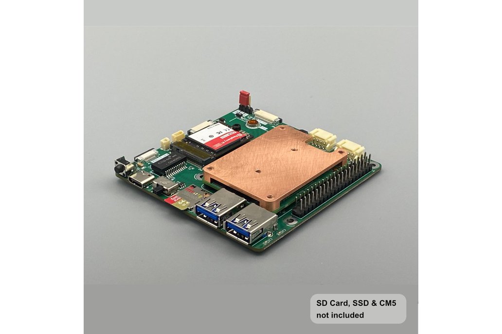 Low Profile IO-Carrier Board for Raspberry Pi CM5 1
