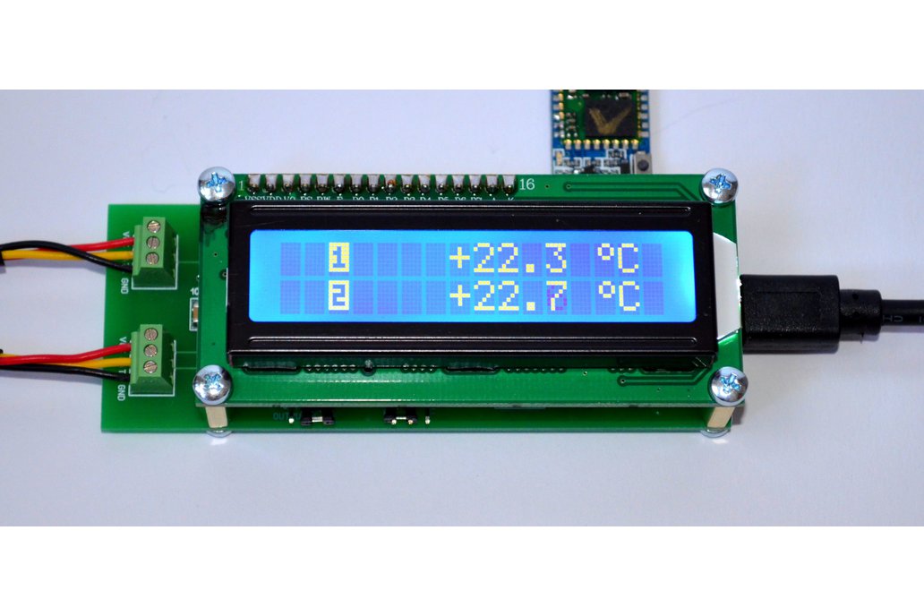 2CH Temperature Data Logger Bluetooth 1