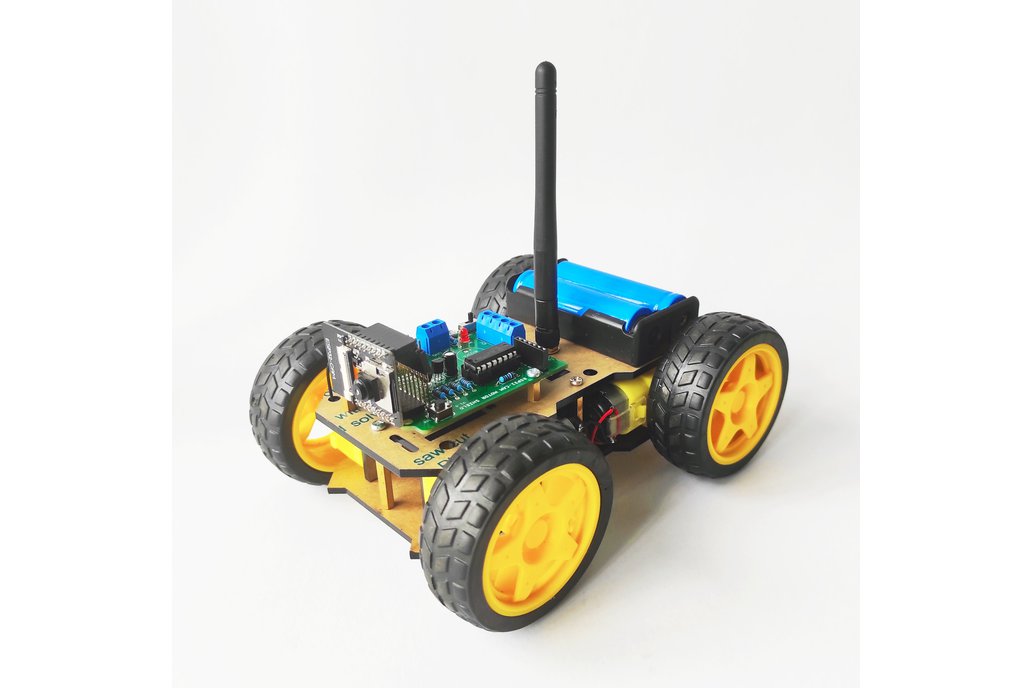 WiFi Robot Car Camera Kit - ESP32-Cam from Bluino Electronics on Tindie