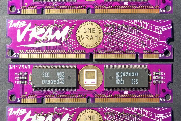 PurpleRAM 1MB 112-pin VRAM DIMM PowerMacintosh