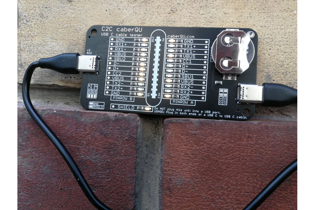USB C cable tester - C2C caberQU 1