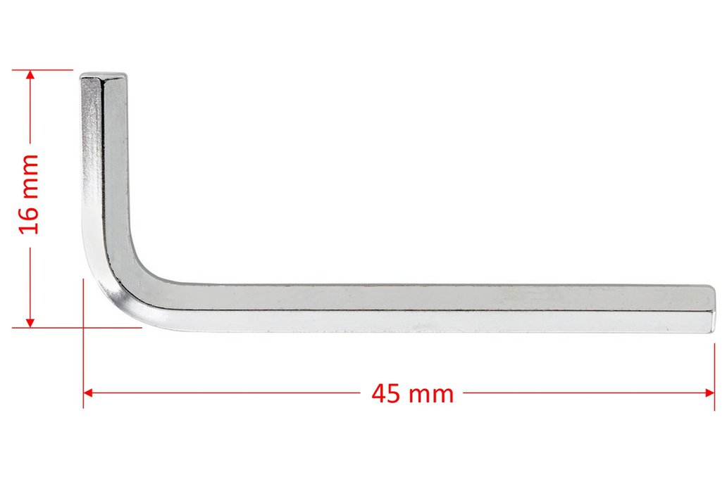 3pcs. Allen key - Winkelschraubendreher M1,5 1