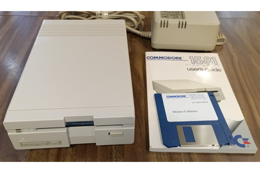 Original Commodore 1581 Disk Drive w/ JiffyDOS 1